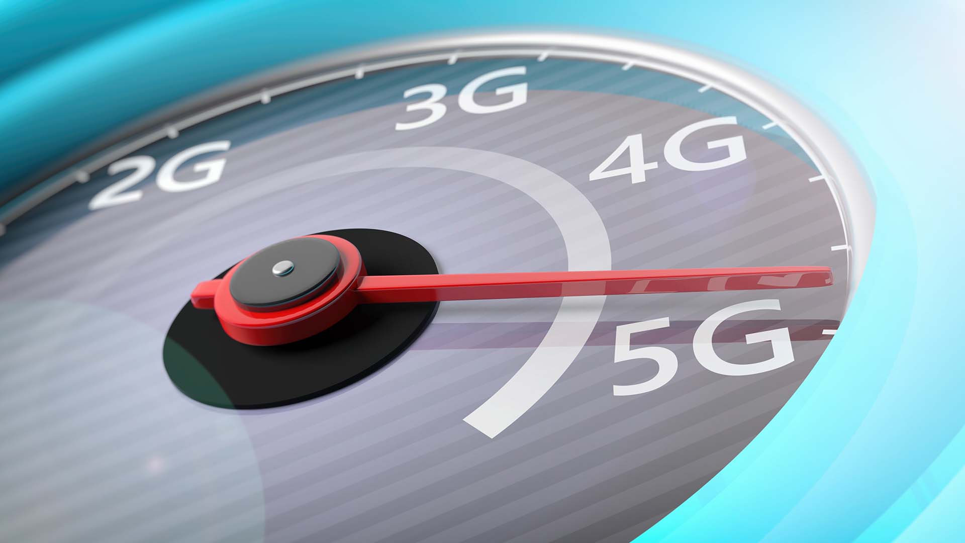 Photo showing the fast speeds of 5G