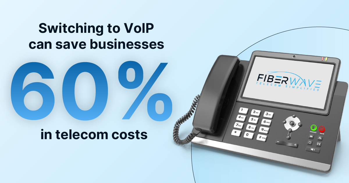Businesses can save 60% on telecom costs. Cost differences between PBX and VoIP